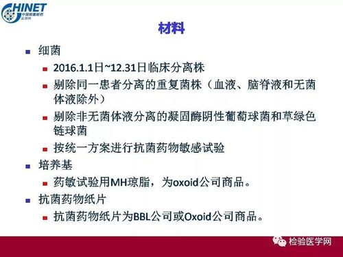 2016年chinet中國細(xì)菌耐藥性監(jiān)測報告